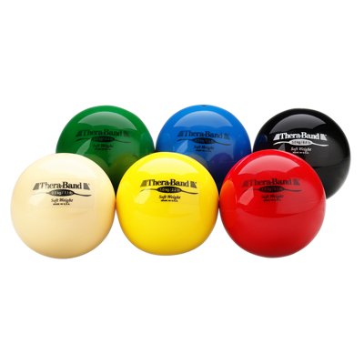 Fabrication Enterprises Hand Weight Set 6 Piece Set / Ball Style Thera-Band® Soft Weight™ 1.1 lbs. / 2.2 lbs. / 3.3 lbs. / 4.4 lbs. / 5.5 lbs. / 6.6 lbs. - ST/1 - 10-3156-ST