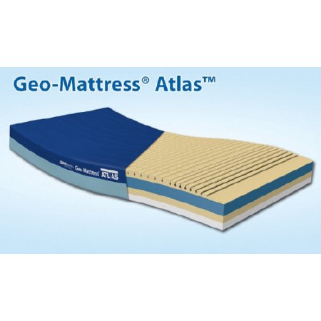 Span America Bariatric Alternating Pressure Mattress Geo-Mattress® Atlas™ Therapeutic Type 84 X 48 X 7 Inch - Each - A8448-29-EA