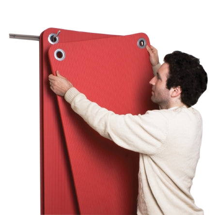 Fabrication Enterprises Wall Mat Hanger ArmaSport® Holds 10 Mats - Each - 32-1491-EA