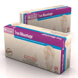 Dynarex Exam Glove True Advantage® Medium NonSterile Nitrile Standard Cuff Length Fully Textured Blue Chemo Tested - Box of 100 - 6503-BX