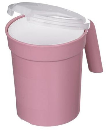 Medegen Medical Products LLC Pitcher and Liner Medegen Cold 28 oz. Dusty Rose - Case of 27 - H220-10-CS