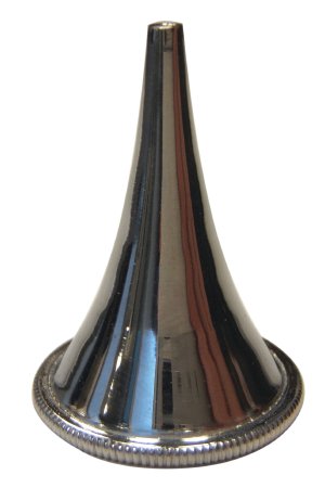 BR Surgical Ear Speculum Tip Round Tip Size 4 Ebonized 4 mm Reusable - Each - BR44-01040E-EA
