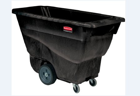 Lagasse Tilt Truck Rubbermaid® 2 Wheels / 2 Casters 450 lbs. Plastic - Each - RCP9T13BLA-EA