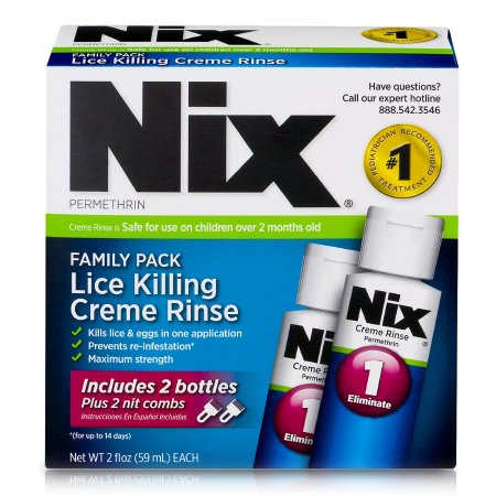 Prestige Medical Lice Treatment Kit Nix® 2 oz. Flip Top Bottle Scented - Each - 63736012003-EA