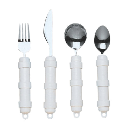 Fabrication Enterprises Soup Spoon Built Up Handle White Stainless Steel - Each - 61-0003-EA