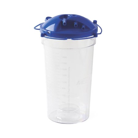 Medline Suction Canister Medline 2400 mL Turret Lid - Case of 27 - DYNDSC2400-CS
