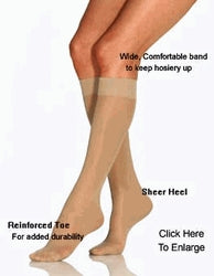 BSN Medical Compression Stocking JOBST® Ultrasheer Knee High Small Sun Bronze Closed Toe - Pair - 119229-PR
