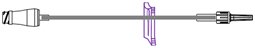 ICU Medical IV Extension Set Needle-Free Port Small Bore 7 Inch Tubing - Case of 50 - B33086-CS