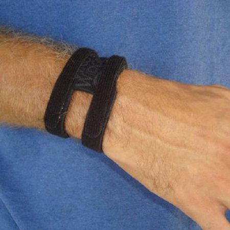 Patterson Medical Supply Wrist Support WristWidget® Low Profile / Wraparound Cotton / Nylon Left or Right Hand Black One Size Fits Most - Each - 564743-EA