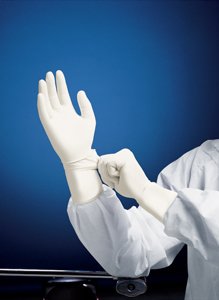 Kimberly Clark Cleanroom Glove Kimtech Pure® G3 Size 6.5 Nitrile White 12 Inch Beaded Cuff Sterile Pair - Case of 200 - 56889-CS