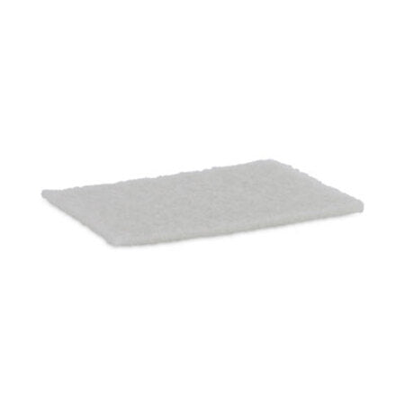 Boardwalk® Light Duty Scour Pad, White, 6 x 9, White, 20/Carton - CT/1 - BWK-198-CT