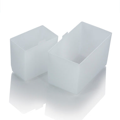 Health Care Logistics Bin Cup Health Care Logistics® 2-3/4 X 3-1/4 X 5 Inch White Industrial Grade Polymers - Each - 1950-EA