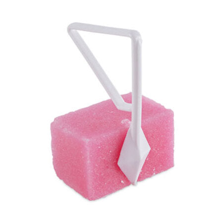Boardwalk® Toilet Bowl Para Deodorizer Block, Cherry Scent, 4 oz, Pink, 12/Box - Box of 1 - BWK-B04BX-BX