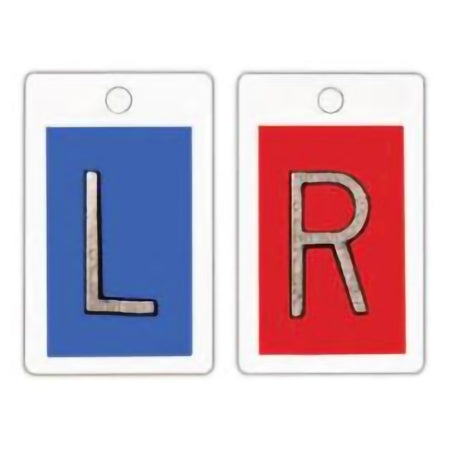 Wolf X-Ray X-Ray Marker Set 5/8 Inch Blue / Red Elite Cassette Marker 1 Set - ST/1 - 50161-ST