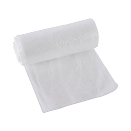 Boardwalk® High-Density Can Liners, 10 gal, 6 microns, 24" x 23", Natural, 50 Bags/Roll, 20 Rolls/Carton - CT/1 - BWK-242306-CT