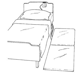 Skil-Care Alarm System FloorPro™ Blue / Cream - Each - 909292-EA