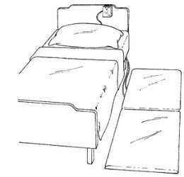 Skil-Care Alarm System FloorPro™ Blue / Cream - Each - 909292-EA