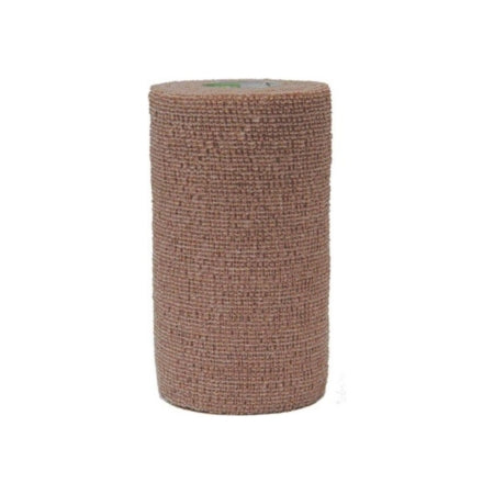 Andover Coated Products Cohesive Bandage Co-Flex®Â·Med 4 Inch X 5 Yard Self-Adherent Closure Tan NonSterile 16 lbs. Tensile Strength - Case of 18 - 7400TN-018-CS
