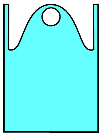 Cardinal Cystoscopy Apron Blue Disposable - Case of 80 - 3175-CS