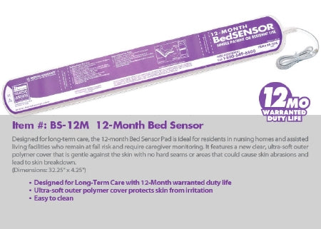 Nurse Assist Bed Sensor Pad - Each - BS-12M-EA