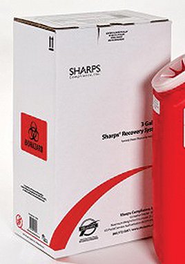 Sharps Compliance Mailback Sharps Container Sharps Recovery System™ 0.25 Gallon - Each - 10102-EA