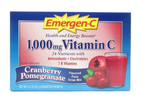 Glaxo Consumer Products Oral Supplement Emergen-C® Daily Immune Support Cranberry Pomegranate Flavor Powder 0.30 oz. Individual Packet - Box of 30 - 07631430193-BX