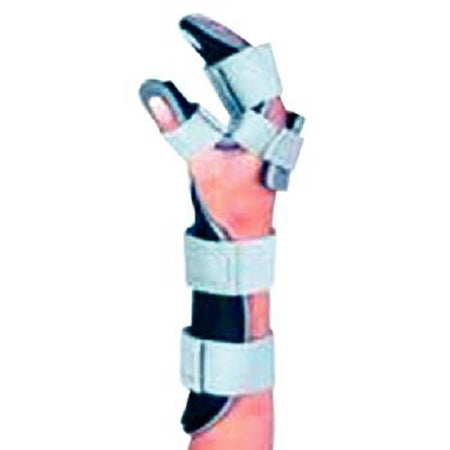 Patterson Medical Supply Resting Hand Orthosis Plastic Right Hand Blue Large - Each - 55460410-EA
