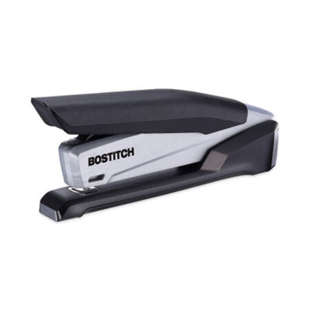 Bostitch® InPower Spring-Powered Desktop Stapler with Antimicrobial Protection, 20-Sheet Capacity, Black/Gray - Each - ACI-1100-EA