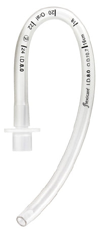 Flexicare Uncuffed Endotracheal Tube Flexicare® VentiSeal Curved 7.5 mm Adult Murphy Eye - Box of 10 - 038-962-075U-BX