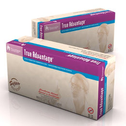 Dynarex Exam Glove True Advantage® Large NonSterile Nitrile Standard Cuff Length Fully Textured Blue Chemo Tested - Case of 1000 - 6504-CS