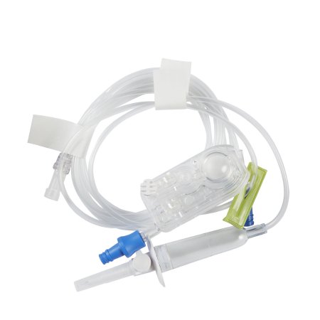 ICU Medical IV Pump Set PlumSet™ Pump 2 Ports 15 Drops / mL Drip Rate Without Filter 103 Inch Tubing Solution - Each - 1468728-EA