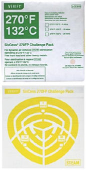 Steris Verify® SixCess™ Extended Timing Sterilization Indicator Challenge Pack Steam - Box of 20 - LCC019-BX