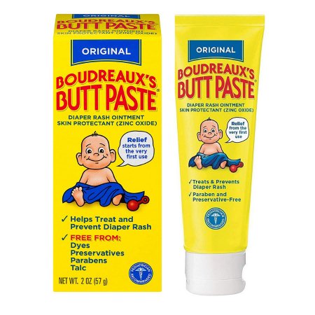 Blairex Labs Diaper Rash Treatment Boudreaux's Butt Paste® 2 oz. Tube Scented Cream - Each - 62103033302-EA