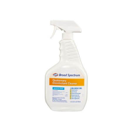 The Clorox Company Clorox® Broad Spectrum Surface Disinfectant Cleaner Quaternary Based Pump Spray Liquid 32 oz. Bottle Unscented NonSterile - Each - 30649-EA