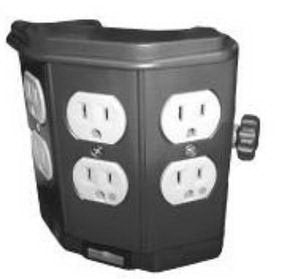 Mercury Medical I.V. Pole Power Outlet PowerMATE® - Each - 1020025-EA