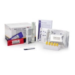 BD Respiratory Test Kit BD Veritor™ System Infectious Disease Immunoassay Influenza A + B Nasal Swab / Nasopharyngeal Swab Sample 30 Tests CLIA Waived - KT/30 - 256045-KT