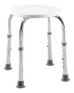 Graham-Field Shower Stool Lumex® Without Arms Aluminum Frame 300 lbs. Weight Capacity - Case of 2 - 2060A-CS
