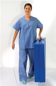 Alimed AliMed® Folding Mat Blue Foam / Vinyl 4 X 36 X 72 Inch - Case of 1 - 2970000616-CS