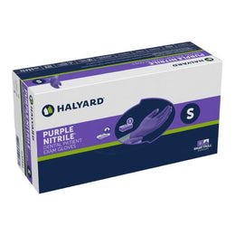 O&M Halyard Inc Exam Glove Purple Nitrile® Dental Small NonSterile Nitrile Standard Cuff Length Textured Fingertips Purple Not Rated - Case of 1000 - 53431-CS