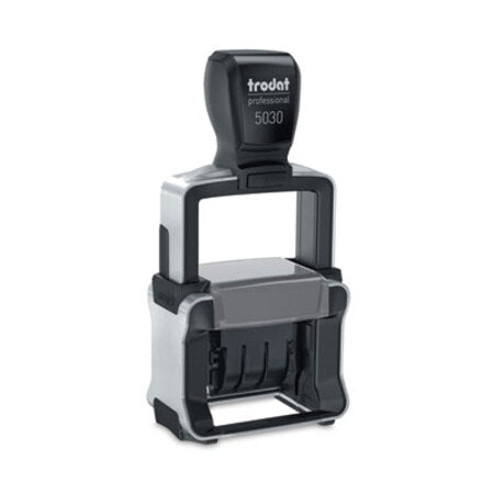 Trodat® Professional Date Stamp, Self-Inking, 1.63" x 0.38", Black - Each - USS-T5030-EA