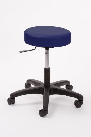 Brandt Industries Exam Stool Econobuoy Backless Pneumatic Height Adjustment 5 Casters Blue - Each - 13421REGBLUE-EA