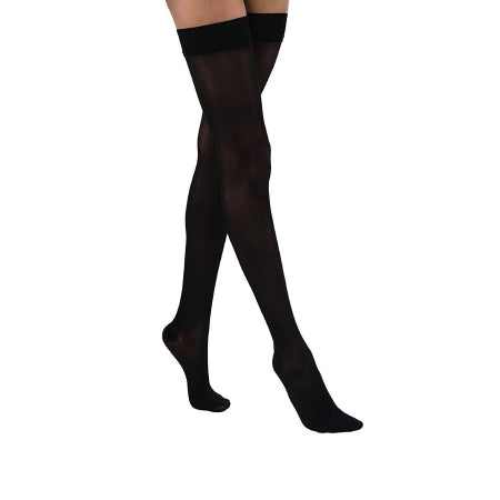 BSN Medical Compression Stocking JOBST® Ultrasheer Thigh High Small Classic Black Closed Toe - Pair - 117229-PR
