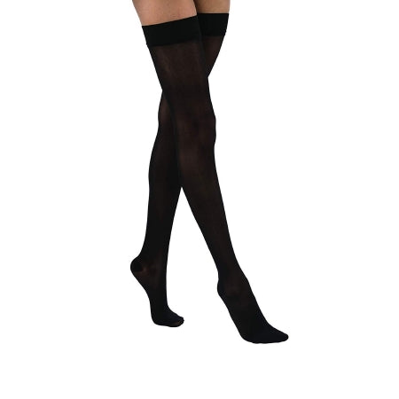 BSN Medical Compression Stocking JOBST® Ultrasheer Thigh High Large Classic Black Closed Toe - Pair - 117231-PR