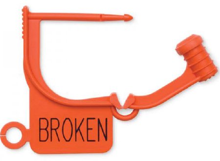 Steris Locking Tag Key Surgical® Orange 1 Inch - Pack of 100 - LT720-PK