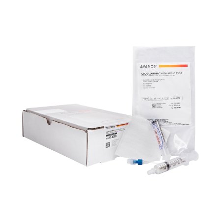Avanos Medical Sales LLC Enteral Feeding Tube Declogger Kit Clog Zapper™ (2) 10 mL Oral Syringes / 12 Inch Applicator - Case of 10 - 20-0002-CS