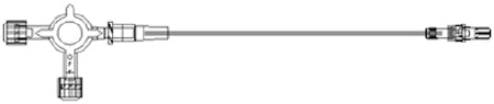 ICU Medical IV Extension Set Small Bore 60 Inch Tubing - Case of 50 - B4006-CS