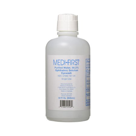 Medique Products Eyewash Solution Medi-First® 32 oz. Squeeze Bottle - Each - 21526-EA