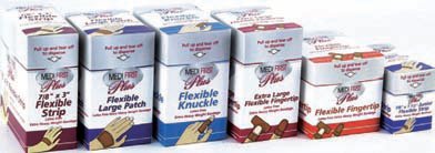Medique Products Adhesive Strip Medi-First® Plus 2 X 3 Inch Fabric Rectangle Tan Sterile - Case of 900 - 61873-CS