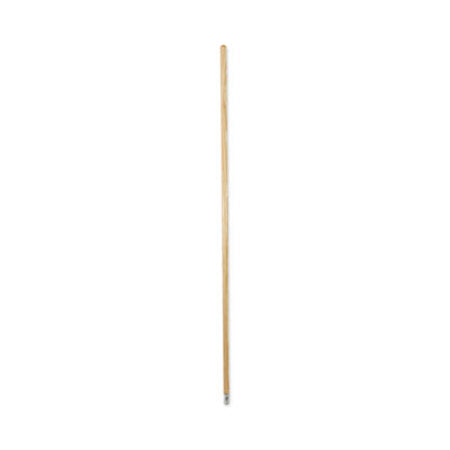 Boardwalk® Lie-Flat Screw-In Mop Handle, Lacquered Wood, 1.13" dia x 60", Natural - Each - BWK-834-EA