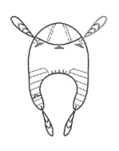 Joerns Healthcare Full Back Padded Sling Large 850 lbs. Weight Capacity - Each - NA1073-EA